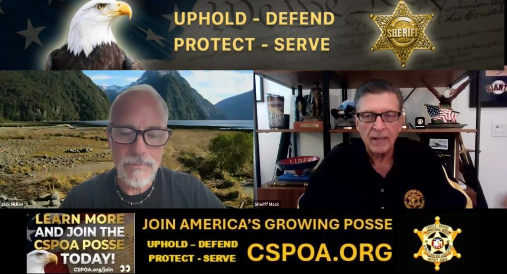 The CSPOA talks about how there is irrefutable proof regarding charlie kirk