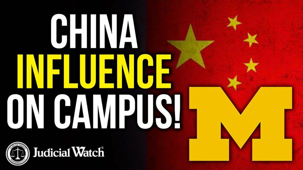 Judicial Watch talks about how they are suing because of china's influence