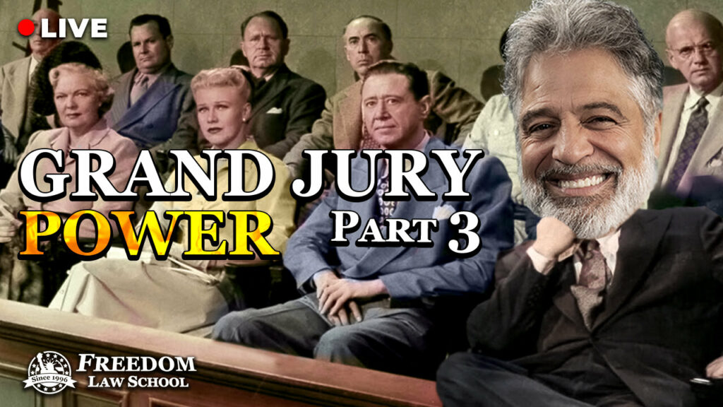 FreedomLawSchool talks about how we want an honest goverment