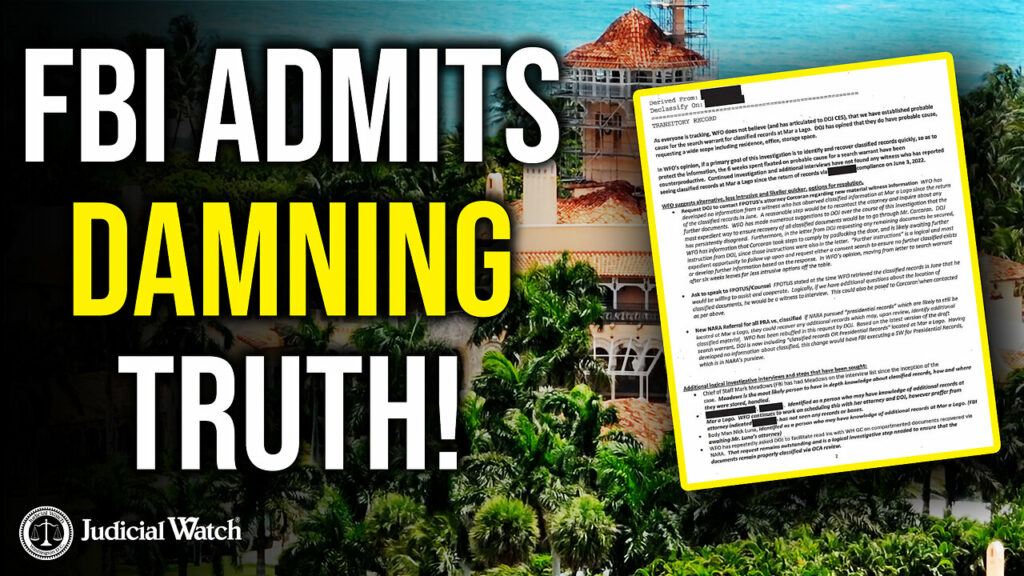 Judicial Watch with tom fitton