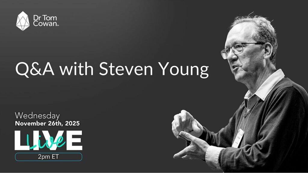 DrTomCowan talks about a Q&A with steven young