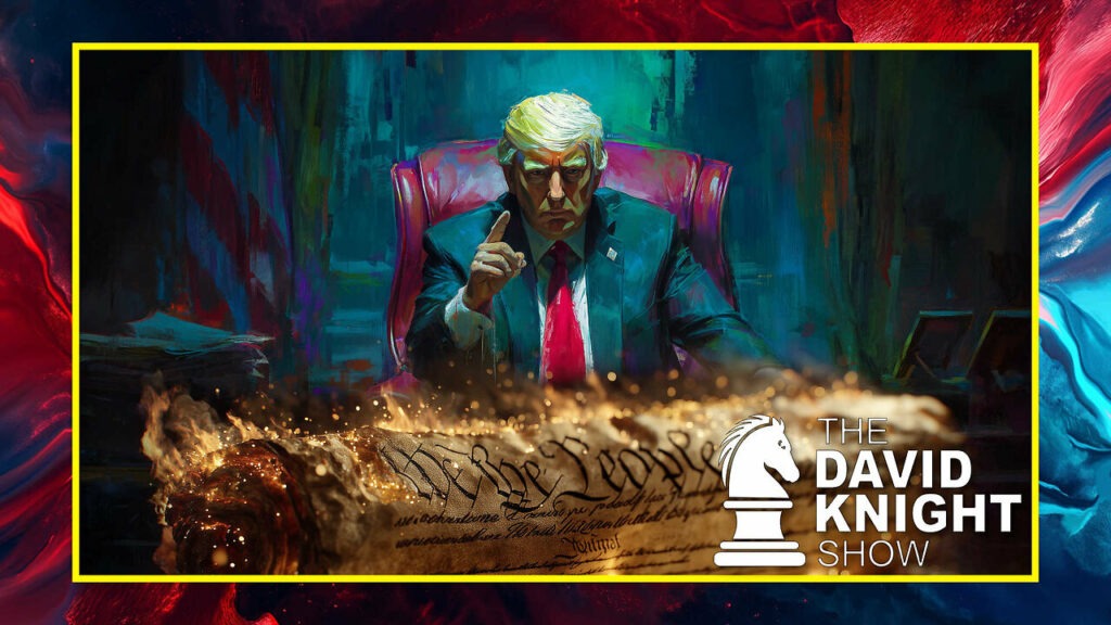 The David Knight Show talks during a friday episode 2191